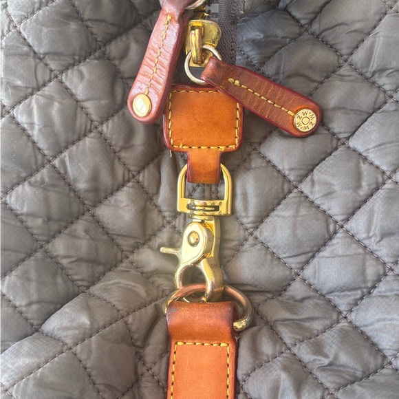 MZ Wallace Charcoal Quilted Small Sutton Tote - Picture 7 of 7